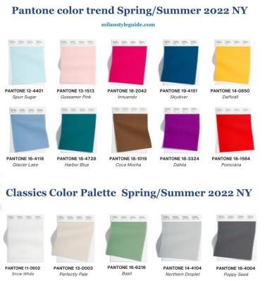 2022: цвет года от Panton и модные тренды сезона весна-лето