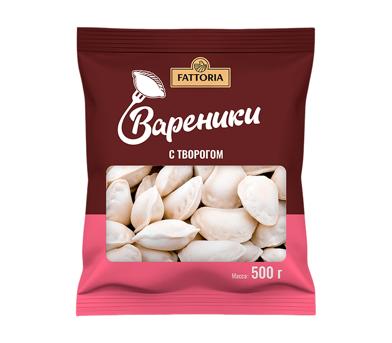 Вареники с творогом, Fattoria, 500 г