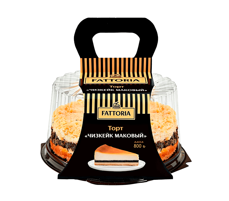 Торт «Чизкейк маковый» Fattoria, 800 г