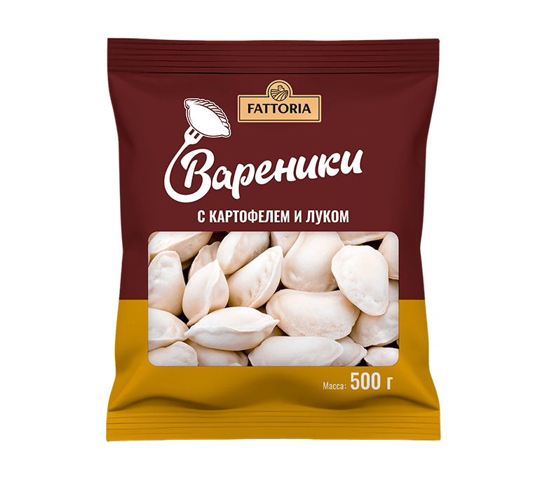 Вареники с картофелем и луком, Fattoria, 500 г