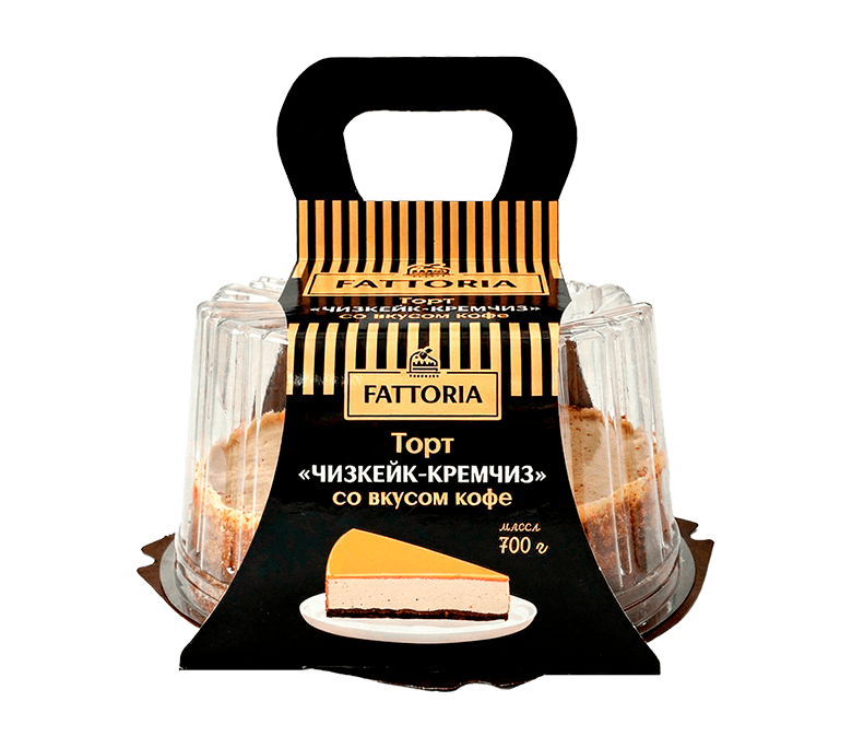 Торт «Чизкейк-кремчиз со вкусом кофе» Fattoria, 700 г