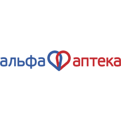 Логотип магазина: Альфа аптека
